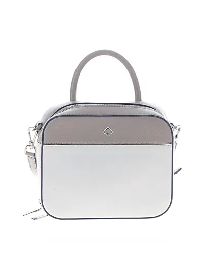 Pre-owned Kate Spade New York Satchel In White
