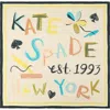 Kate Spade New York Scribble Silk Square Scarf In Multi