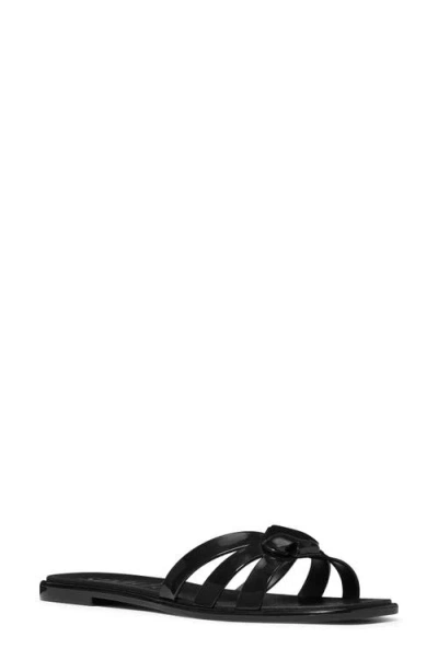 Kate Spade New York Sculpted Spade Jelly Slide Sandal In Black