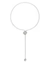 Kate Spade Sculpted Spade Lariat In Metallic
