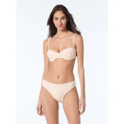 Kate Spade New York Seamed U-wire Bra Swim Top In Orange