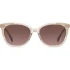 Kate Spade New York Seline 54mm Rectangular Sunglasses In Multi