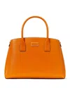 Kate Spade Serena Saffiano Leather Satchel In Tumeric Root