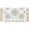 Kate Spade New York Serena Spade Floral Perforated Leather Crossbody Bag