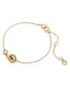Kate Spade Set In Stone Interlink Bracelet In Gold