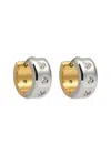 Kate Spade New York Set In Stone Crystal-embellished Hoop Earrings In Gold