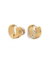 Kate Spade New York Set In Stone Double Huggie Earrings In Two Tone