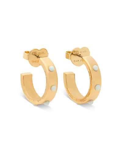 KATE SPADE KATE SPADE NEW YORK SET IN STONE HUGGIE HOOP EARRINGS