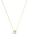Kate Spade New York Set In Stone Interlink Necklace In Gold