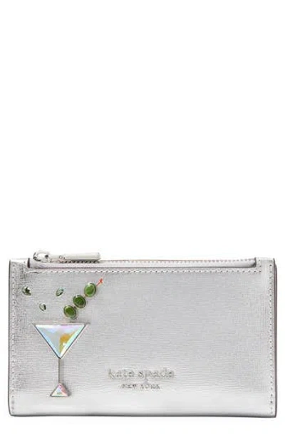 Kate Spade New York Shaken Not Stirred Embellished Leather Wallet