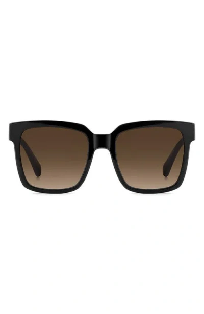 Kate Spade New York Shira 55mm Sunglasses In Black