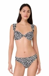Kate Spade New York Shirred Underwire Bikini Top
