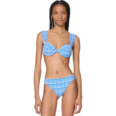 KATE SPADE KATE SPADE NEW YORK SHIRRED UNDERWIRE BRA TOP