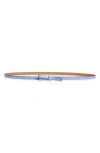 Kate Spade Shoestring Bow Belt In Cosmic Zen/pale Gold