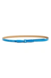 Kate Spade New York Shoestring Bow Belt In Riverside/pale Gold