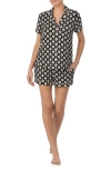 Kate Spade New York Short Pajamas In Black