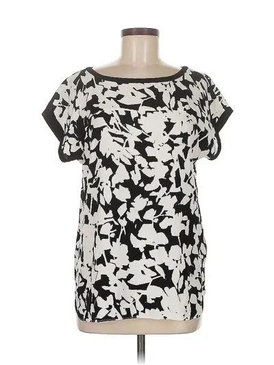 Pre-owned Kate Spade New York Short Sleeve Blouse In Black