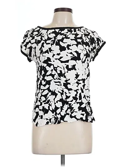 Pre-owned Kate Spade New York Short Sleeve Blouse In Black