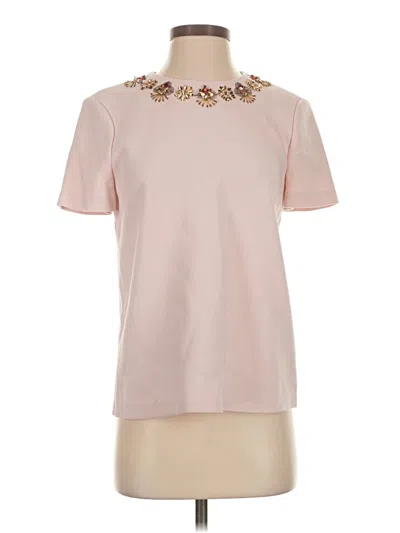 Pre-owned Kate Spade New York Short Sleeve Blouse In Pink