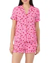 Kate Spade New York Short Sleeve Boxer Pajama Set