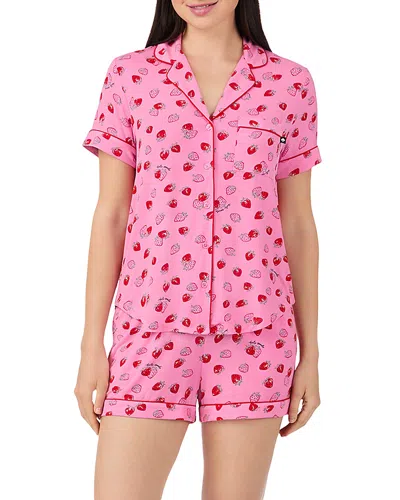 Kate Spade New York Short Sleeve Boxer Pajama Set