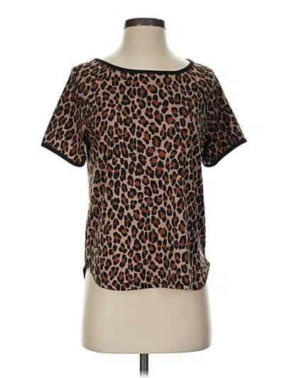Pre-owned Kate Spade New York Short Sleeve T-shirt In Brown