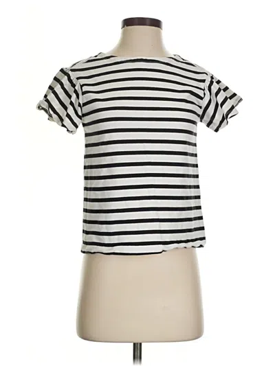 Pre-owned Kate Spade New York Short Sleeve T-shirt In White