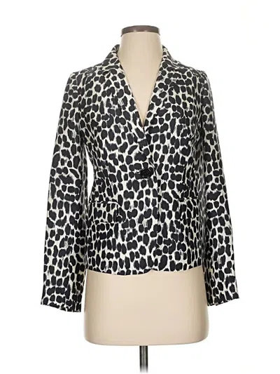 Kate Spade New York Silk Blazer Jacket In White