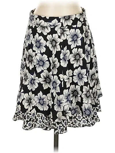 Pre-owned Kate Spade New York Silk Skirt In Black