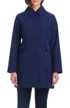Kate Spade New York Single Breasted Hooded Trench Coat In Planetary Navy