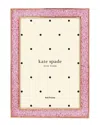 KATE SPADE KATE SPADE NEW YORK SITTING PRETTY 4X6 PINK GLITTER FRAME