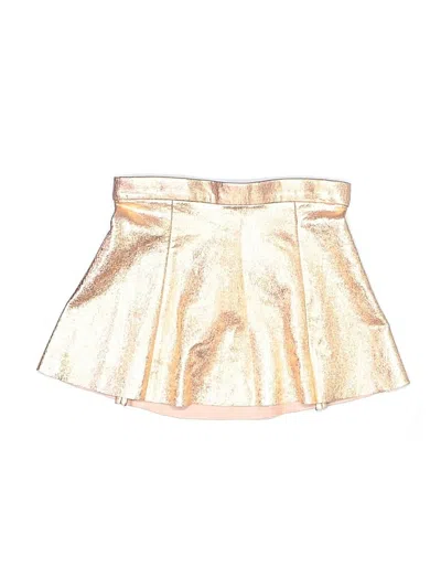 Pre-owned Kate Spade Kids'  New York Skirt In Gold
