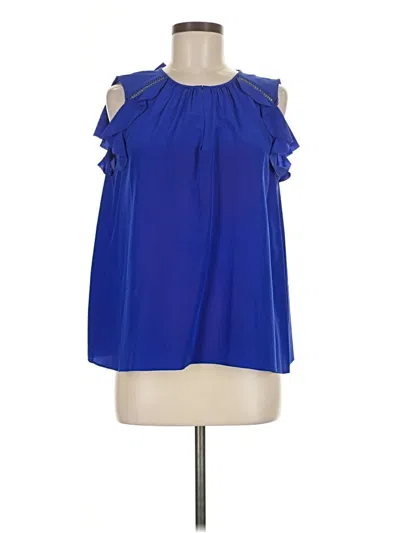 Pre-owned Kate Spade New York Sleeveless Blouse In Blue