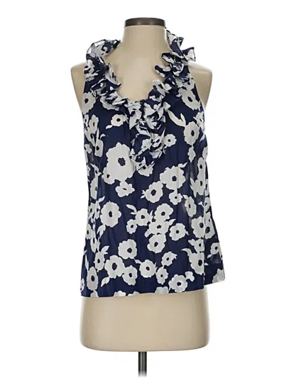 Pre-owned Kate Spade New York Sleeveless Blouse In Blue