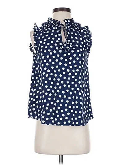 Pre-owned Kate Spade New York Sleeveless Blouse In Blue