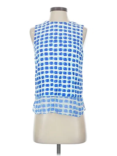 Pre-owned Kate Spade New York Sleeveless Blouse In Blue