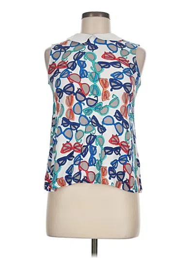 Pre-owned Kate Spade New York Sleeveless Blouse In Blue