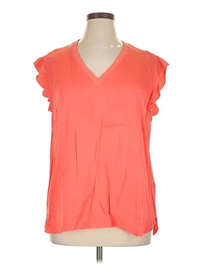 Pre-owned Kate Spade New York Sleeveless Blouse In Orange