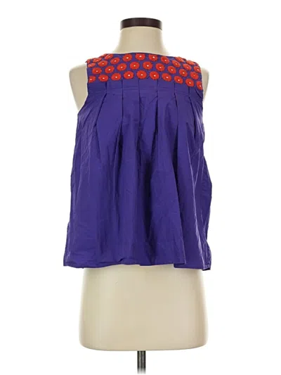 Pre-owned Kate Spade New York Sleeveless Blouse In Purple