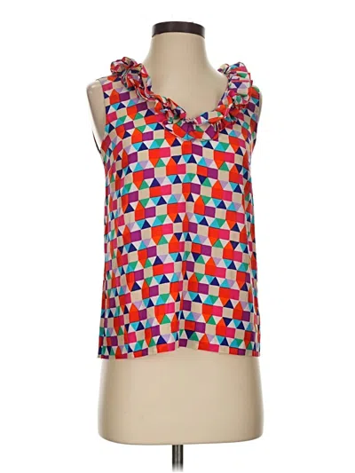 Pre-owned Kate Spade New York Sleeveless Blouse In Red