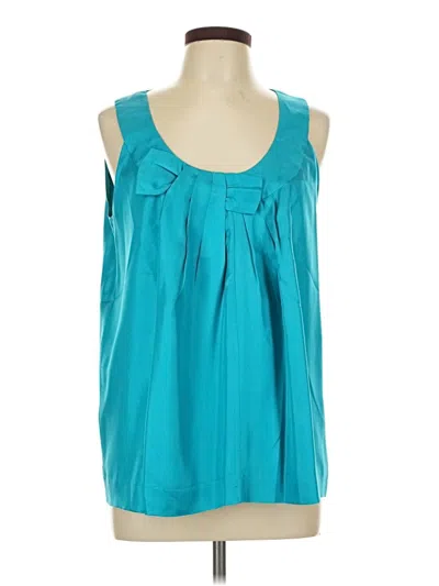 Pre-owned Kate Spade New York Sleeveless Blouse In Teal