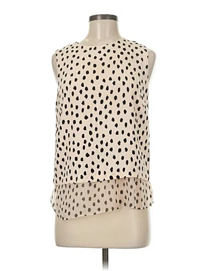 Pre-owned Kate Spade New York Sleeveless Blouse In White