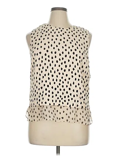 Pre-owned Kate Spade New York Sleeveless Blouse In White