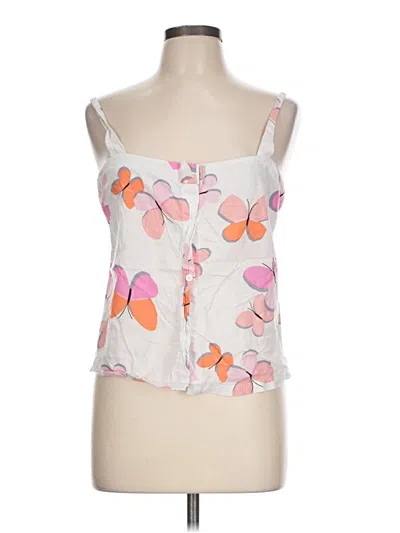Pre-owned Kate Spade New York Sleeveless Blouse In White