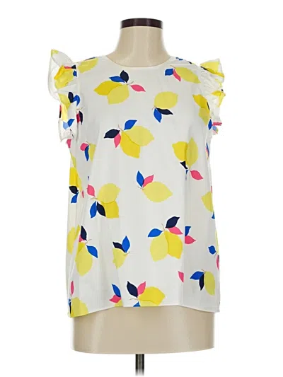 Pre-owned Kate Spade New York Sleeveless Blouse In Yellow