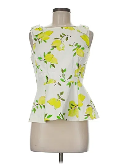 Pre-owned Kate Spade New York Sleeveless Blouse In Yellow