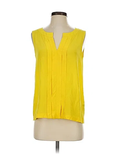 Pre-owned Kate Spade New York Sleeveless Blouse In Yellow