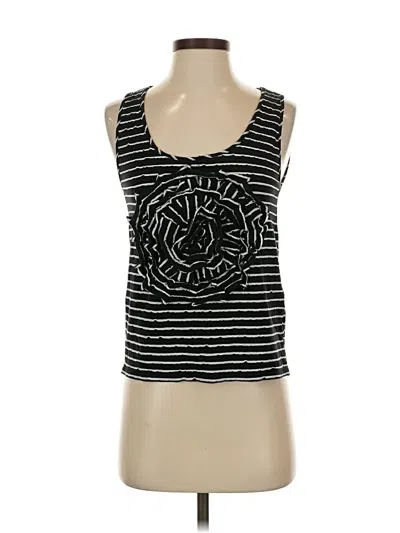 Pre-owned Kate Spade New York Sleeveless Top Black Scoop Neck Tops