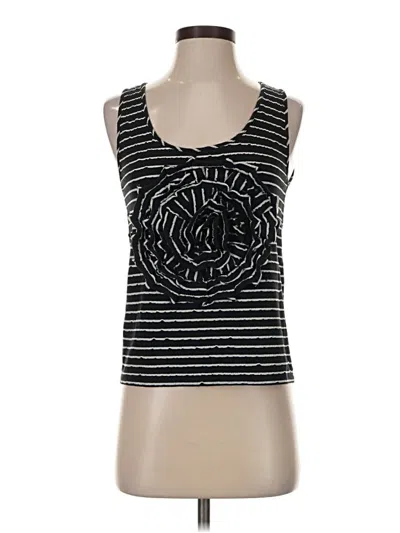 Pre-owned Kate Spade New York Sleeveless Top Black Scoop Neck Tops