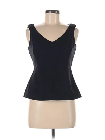 Pre-owned Kate Spade New York Sleeveless Top Black Sweetheart Neckline Tops